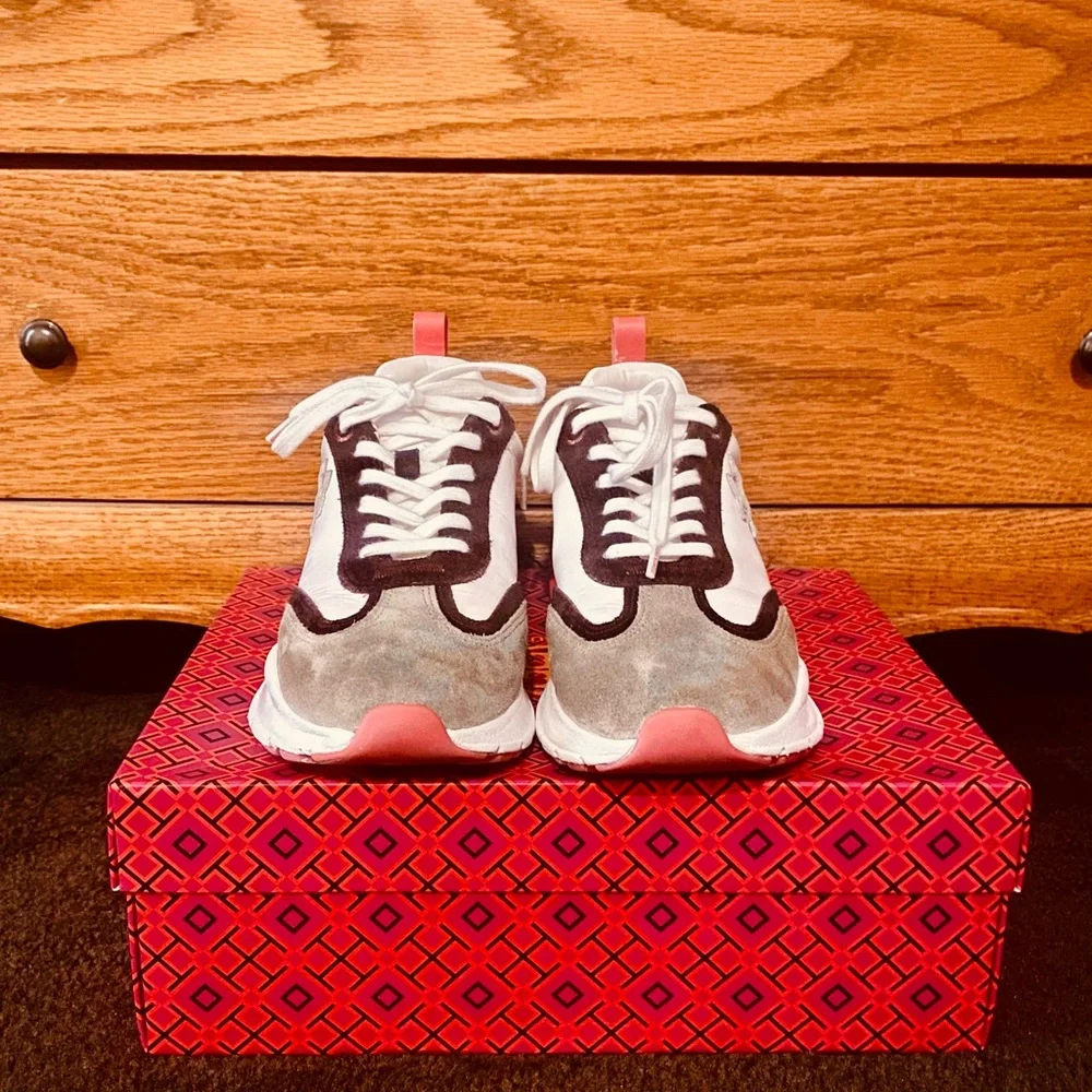 Tory Burch Good Luck Trainer women’s sneakers size 9 - Picture 2 of 9